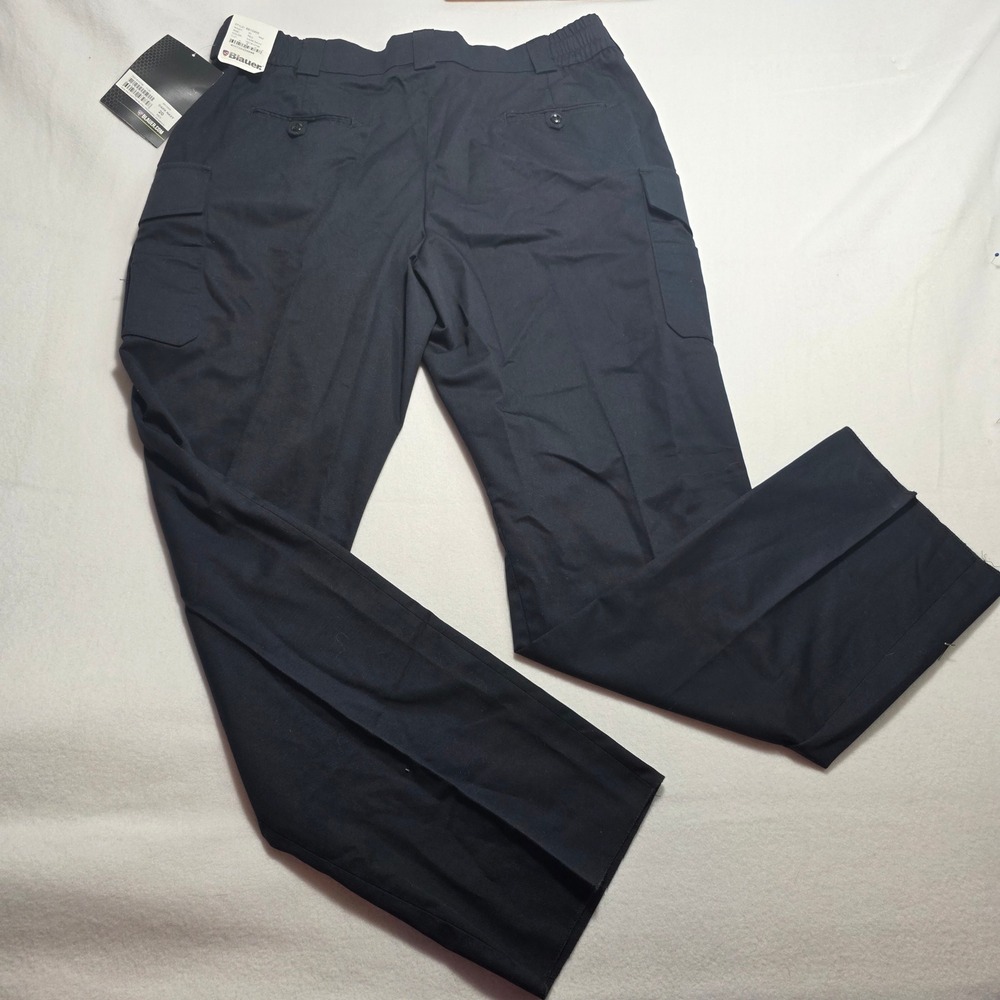 Blauer 8810WX Womens Dark Navy Side-Pocket Cotton Blend Trousers Size 20 Regular